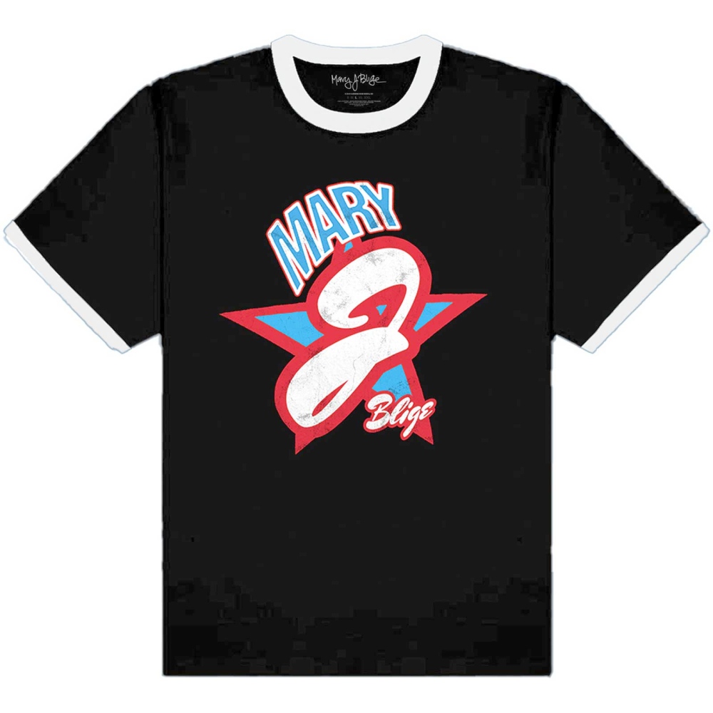 Mary J. Blige - Americana Heren Tshirt - Zwart